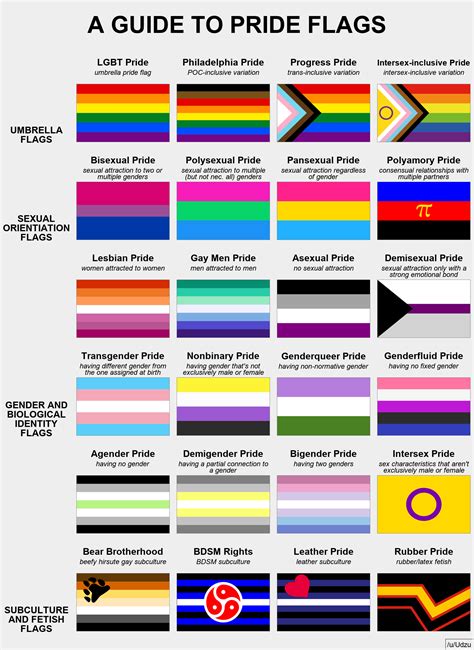 Pride Flag Guide: Pride Flags And Their Meanings – SZJNU
