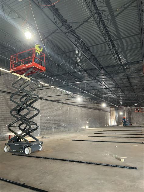 System 1 is going up fast at Hobby Lobby in Griffin, GA. The deck was just finished last week ...