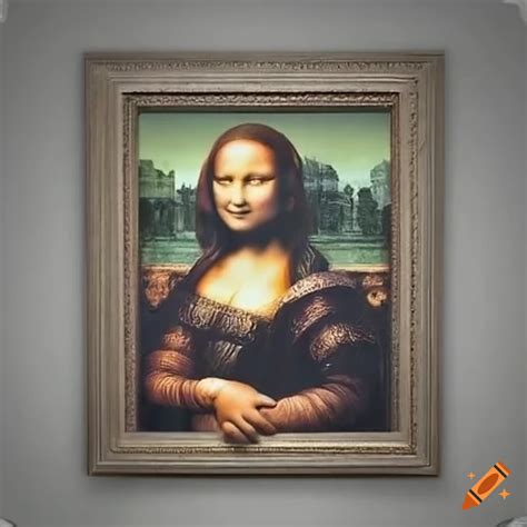 Mona lisa painting on Craiyon