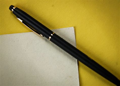 Sleek Black and Silver Pen