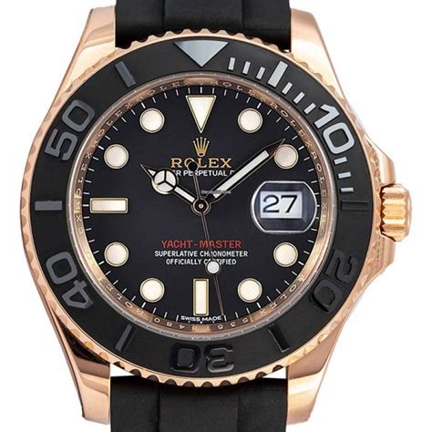AAA+ Swiss Replica Rolex Yacht-Master 37mm Everose Gold Watch 268655 ...