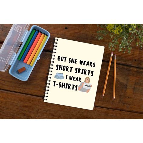Buy Taylor Swift Notebook - I Wear T-shirts at Rs. 50 OFF 🤑 – The ...