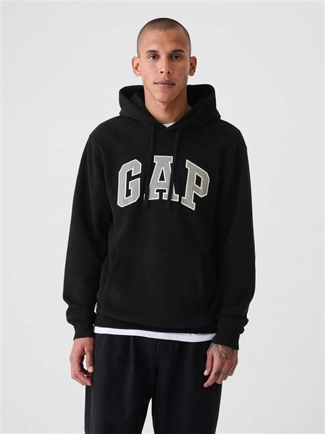 Gap Vintage Soft Arch Logo Hoodie In Black | ModeSens