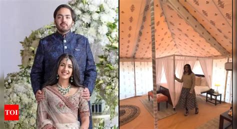 Anant Ambani, Radhika Merchant Pre-wedding: Glimpse of the Royal Tent ...