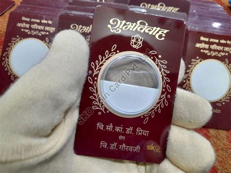 Wedding Gifts Coin Card Manufacturer, Supplier from Mathura
