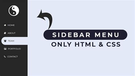 Image result for How to Make Side Menu with HTML