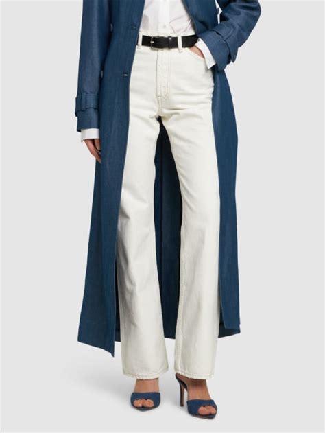 85mm elle denim mules - Gianvito Rossi - Women | Luisaviaroma