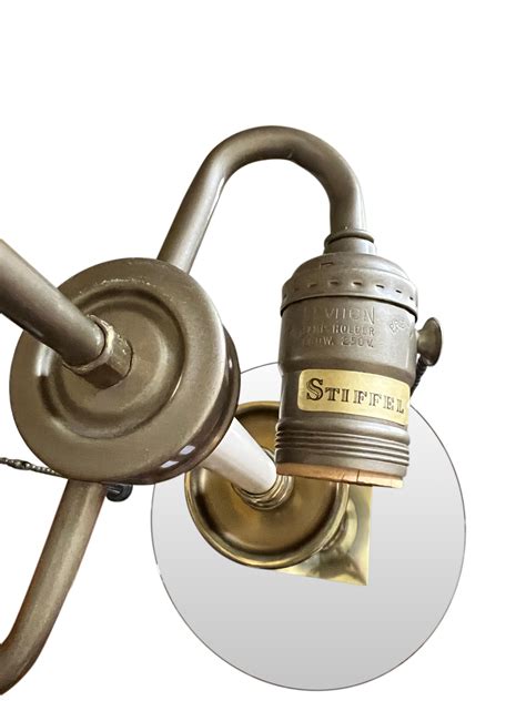 Vintage Stiffel Brass Floor Lamp with Glass Table For Sale at 1stDibs ...