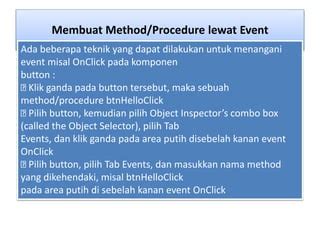 Image result for Contoh Kodingan Bahasa Delphi