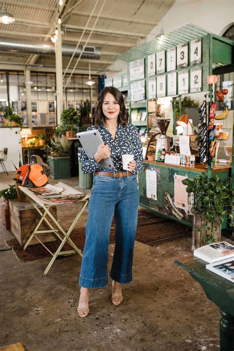 Styling Wide-Leg Crop Jeans Three Ways - an indigo day