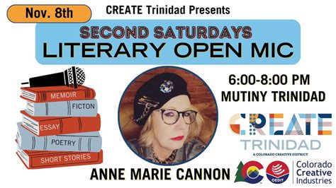 Literary Open Mic @ Mutiny Trinidad - Anne Marie Cannon, Mutiny ...