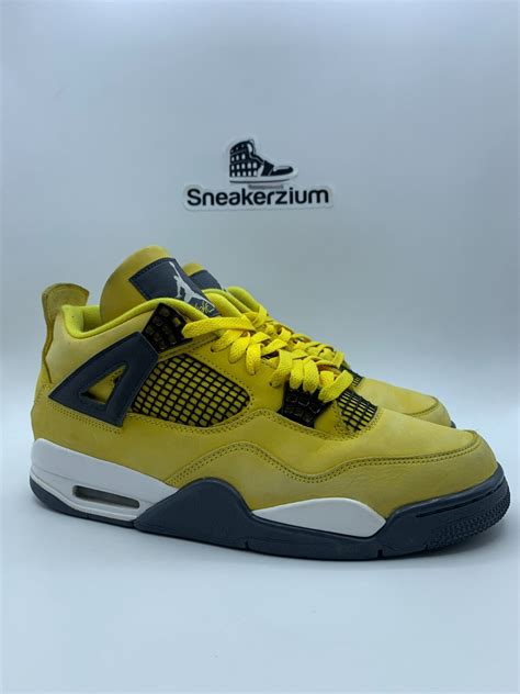 Nike Air Jordan 4 Retro Lightning Yellow 2021 CT8527-… - Gem