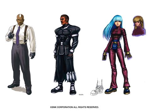 King of Fighters concept art 94-2003 17 out of 24 image gallery