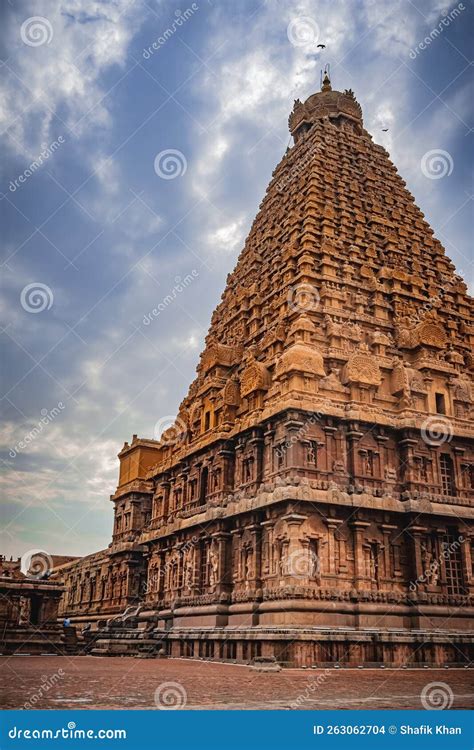Tanjore Big Temple or Brihadeshwara Temple Was Built by King Raja Raja Cholan in Thanjavur ...