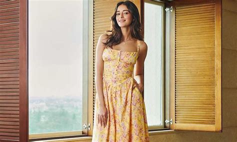 Cute and Bold: Ananaya Panday looks adorable in middy frock dress