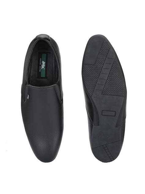 Hitz Men's Black Synthetic Slip-On Formal Shoes – Hitz Shoes Online