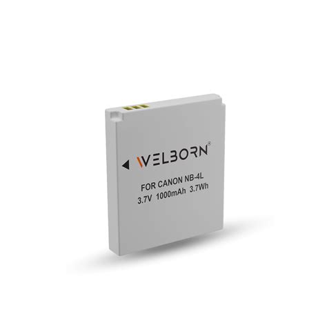 Buy Welborn NB-4L Battery Compatible with Canon IXUS 30-IXUS 255 HS ...