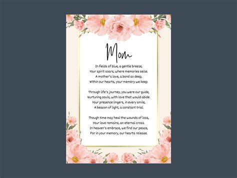 Sympathy Poems For Mother