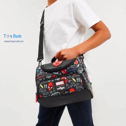 Smiggle Double Decker Kids Lunch Bag – School Lunch Box Bag with Carry ...