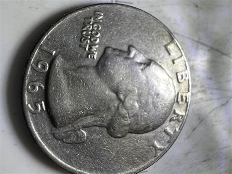 1965 Washington Quarter (error coin) Transitional/No Mint/ DDO/ DDR | eBay