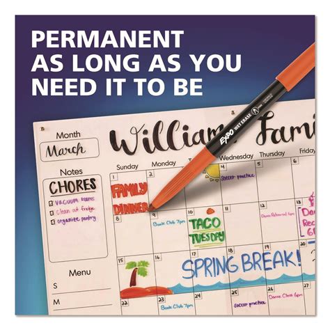 EXPO® Wet Erase Markers, Fine; Ultra Fine Tip, Assorted Colors, 36/Box ...