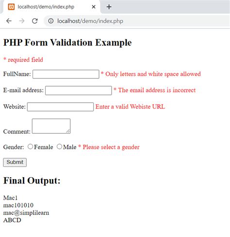 PHP Form Validation: An In-Depth Guide to Form Validation in PHP
