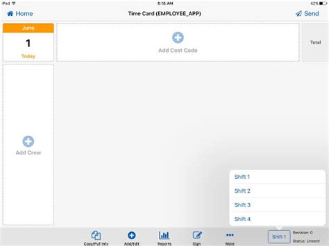 Image result for How to Work Time Card in Hcss App