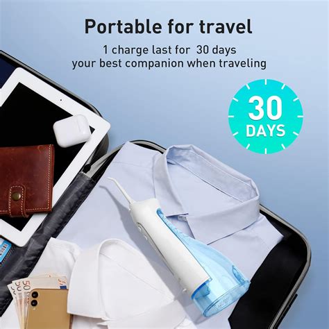 Buy Water Dental Flosser Teeth Pick: Portable Cordless Oral Irrigator ...