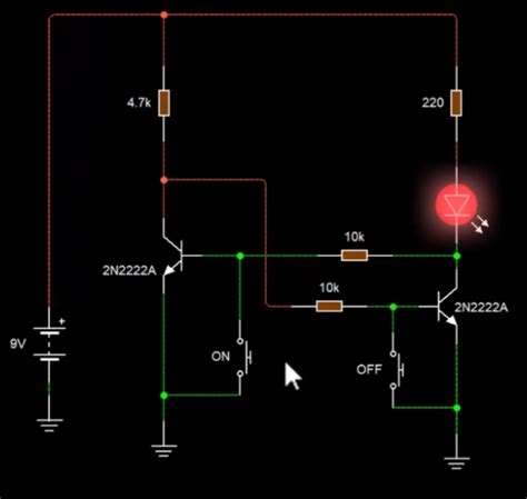 Image result for Transistor Latch Circuit