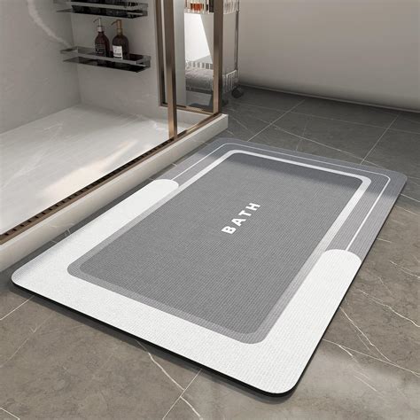 Amazon.com: MontVoo-Bath Mat-Bathroom Mat Rug Non Slip Super Absorbent ...