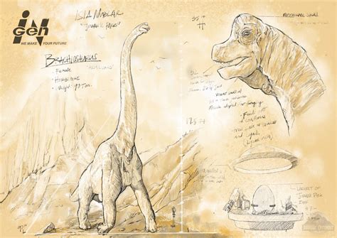 Brachiosaurus - | Jurassic park world, Jurassic park, Dinosaur art