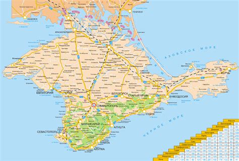 Карта Крыма | Крым на карте мира онлайн
