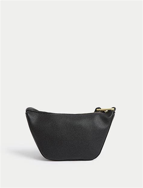 Buy Faux Leather Mini Cross Body Bag at Marks & Spencer