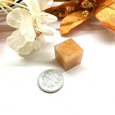 Orange Aventurine Cube for cheerfulness buy healing crystals online
