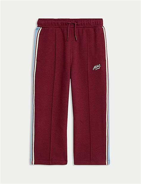 Buy Cotton Rich Side Stripe Joggers (2-8 Yrs) at Marks & Spencer