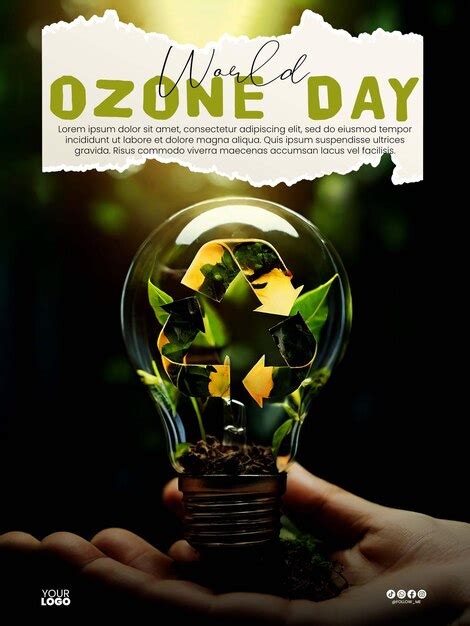 World ozone day flat illustration typography 3d render | Premium AI ...