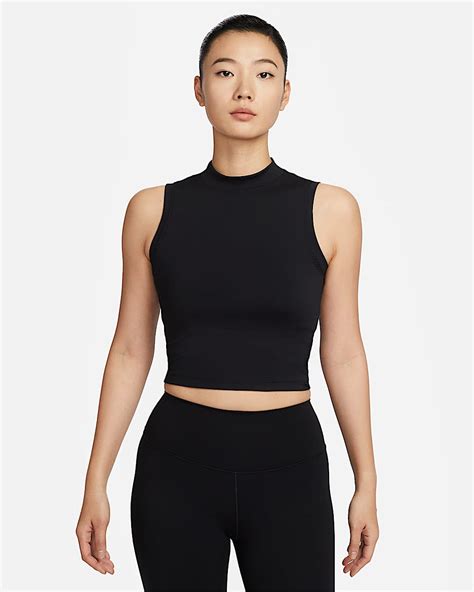 Nike One Fitted Women's Dri-FIT Mock-Neck Cropped Tank Top. Nike IN
