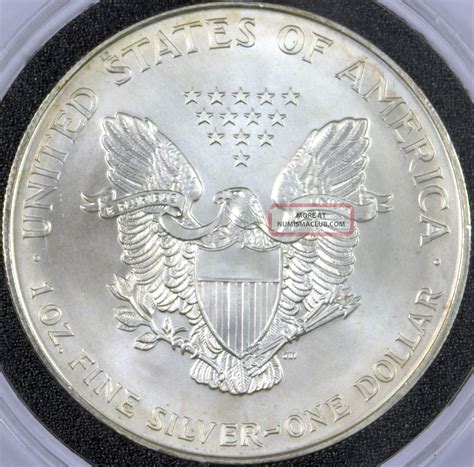 1996 Silver Eagle Unc Brilliant Uncirculated Key - Date Ase Lower Mintage