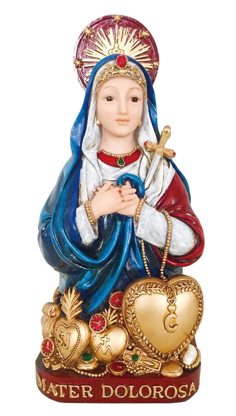 Buy Santo Mater DOLOROSA Statue Orisha Statue Mater Dolorosa Estatua(6 ...