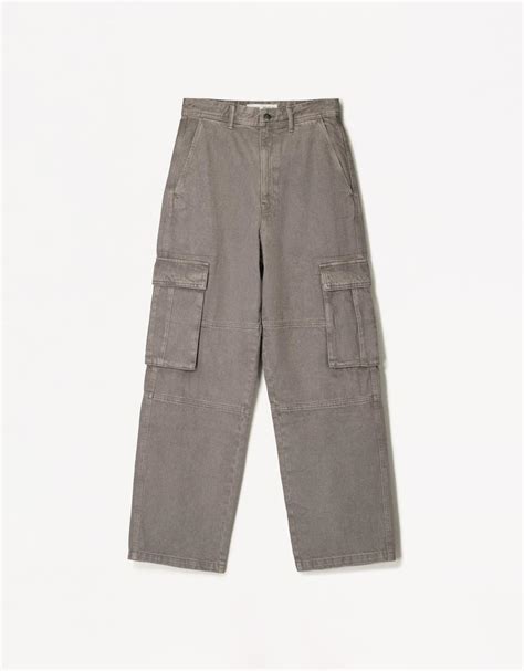 Relaxed-fit cargo trousers - Men | Bershka