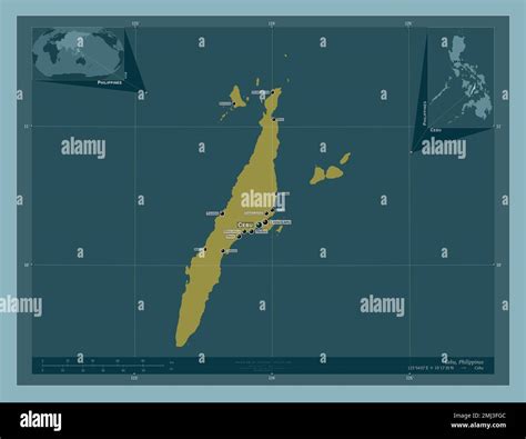 Cebu city map hi-res stock photography and images - Alamy