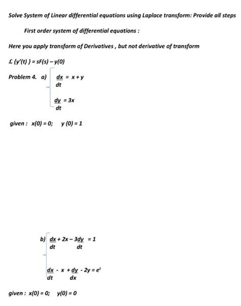 Image result for Solve Linear Differential Equations