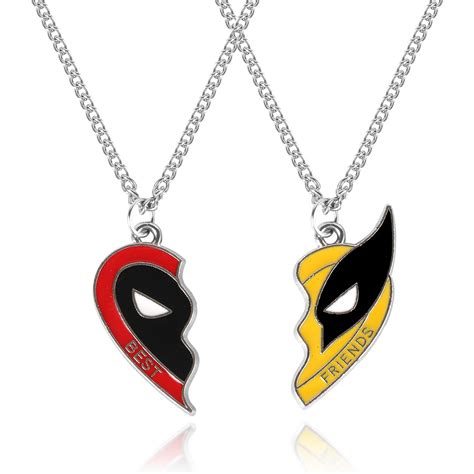 2 Pezzi Collana Migliore Amica, Mezzo Cuore Collana Dell'Amicizia per 2 ...