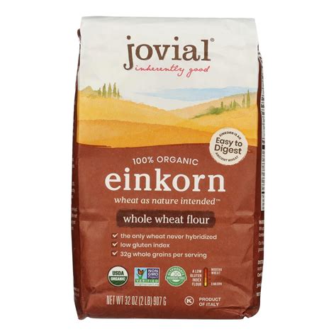 Jovial Whole Wheat Einkorn Flour 32 oz (Pack Of 10) - Walmart.com