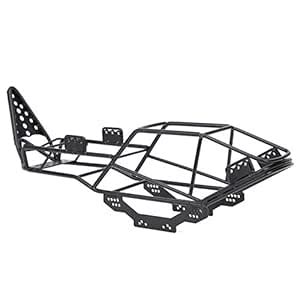 RC Roll Cage, Metal Roll Cage Full Tube Frame Body Chassis for SCX10 1/ ...