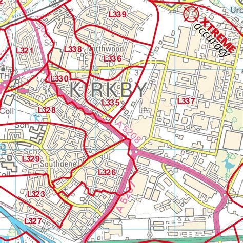 Image result for Liverpool Map by Postcode