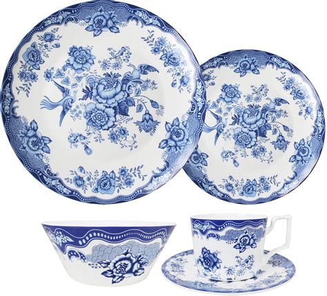 Amazon.com | DUDSME Porcelain Dinner Sets for 8 Persons 40 Piece New ...