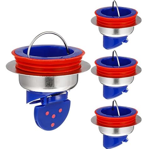 3NH® 4pcs Floor Drain Odor Proof Core Drain Guard Sewer Backflow ...