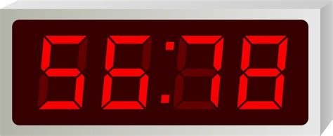 Big Display Counters and Timers - DC 44-3 GPS Digital Clock ...