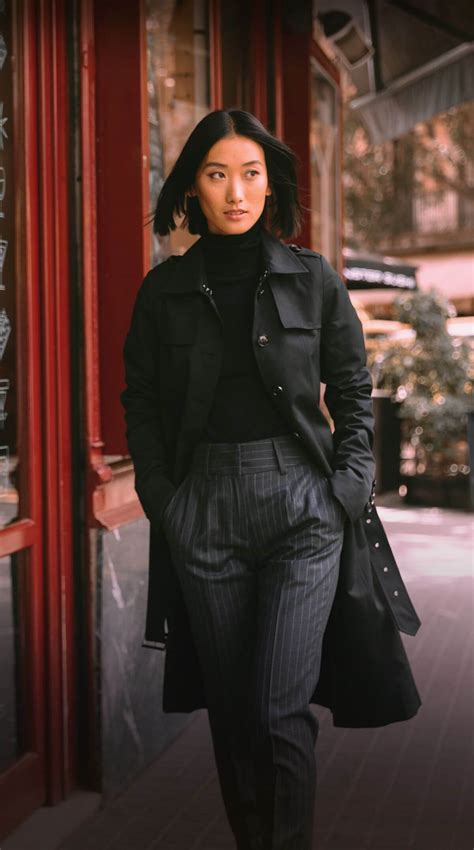 Black Trench Coat Women